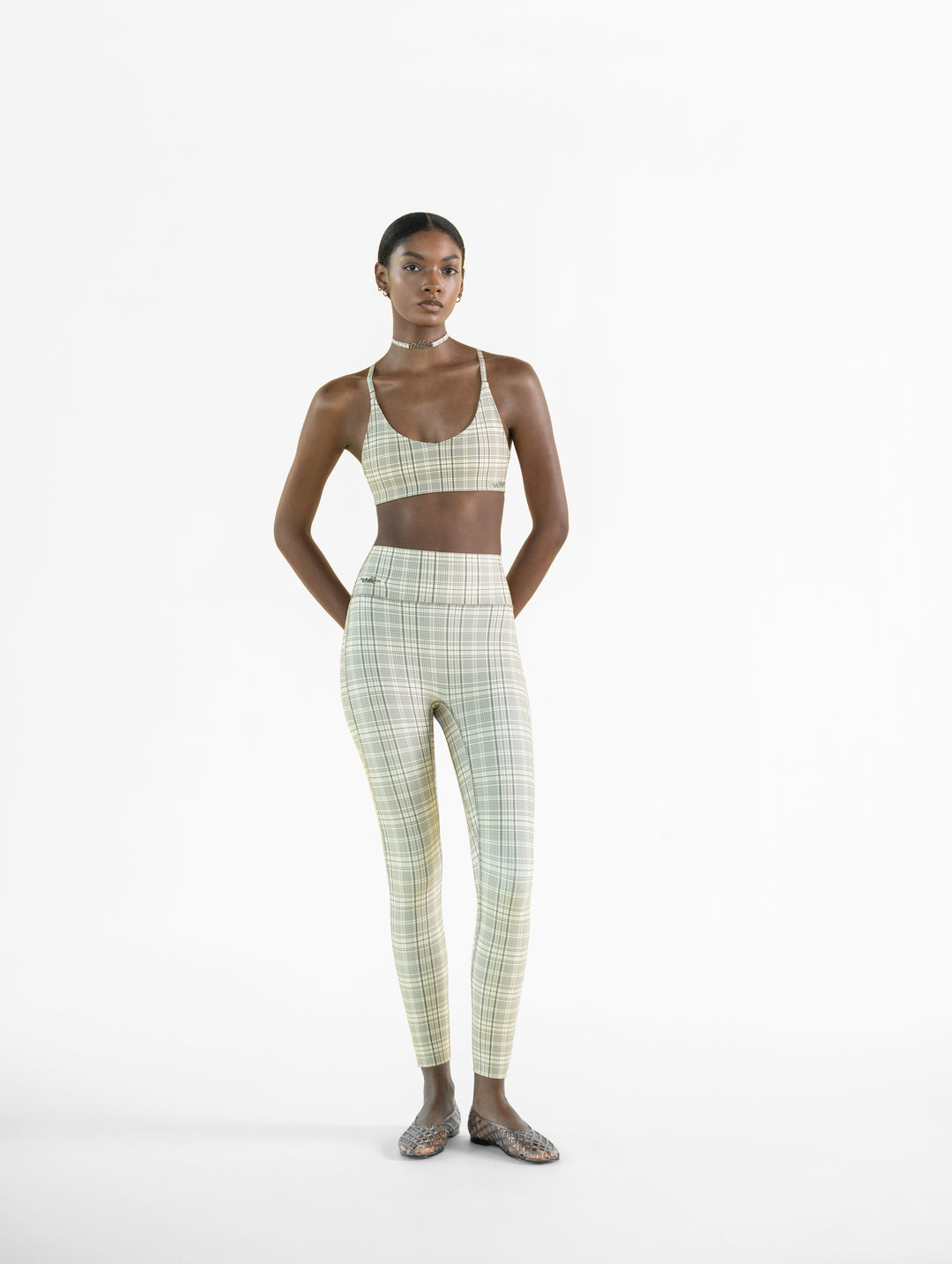 MOVE LEGGINGS IN BUTTER GRID