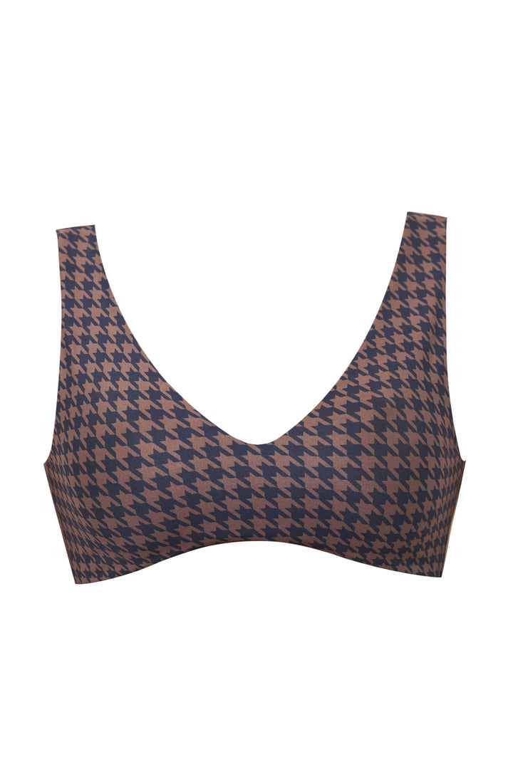 MOVE TOP IN HOUNSDTOOTH - PRE ORDER